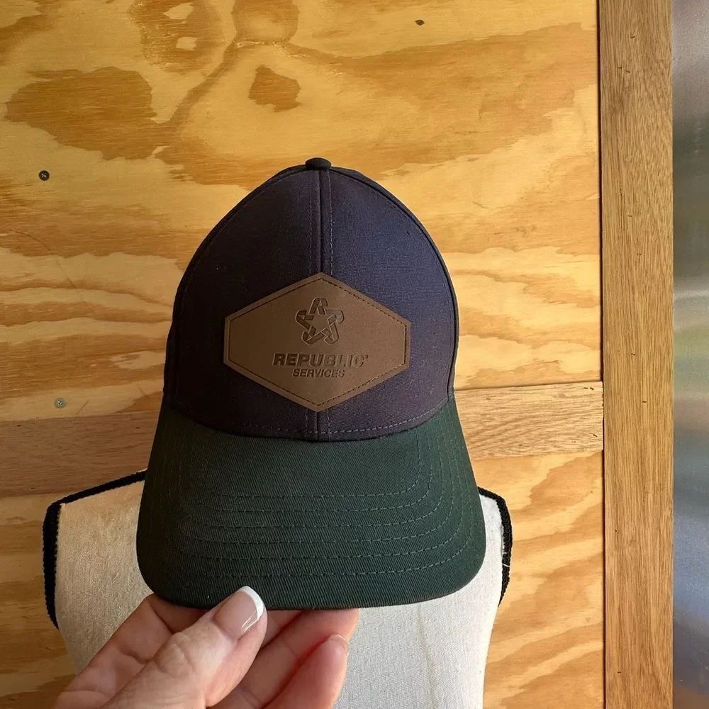 Republic Services navy and Green Cap